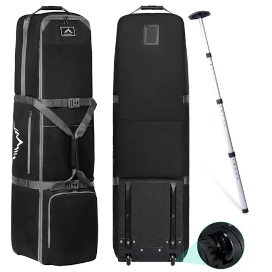 Golf Travel Bag with Adjustable Support Rod, 900D Heavy Duty Oxford Fabric Golf Travel Case for Airlines with Wheels
Golf Travel Bag with Adjustable Support Rod, 900D Heavy Duty Oxford Fabric Golf Travel Case for Airlines with Wheels