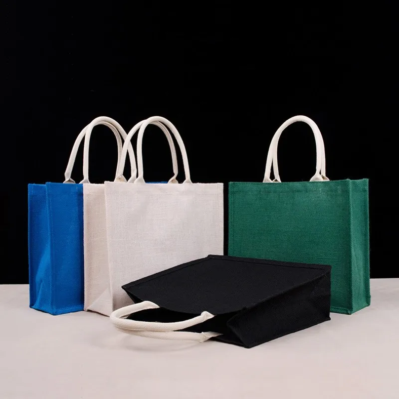 Large Capacity Burlap Tote Bag Solid Handbag Portable Eco-friendly Shopping Bag Unisex Student Shoulder Bag Casual Underarm Bag
Large Capacity Burlap Tote Bag Solid Handbag Portable Eco-friendly Shopping Bag Unisex Student Shoulder Bag Casual Underarm Bag