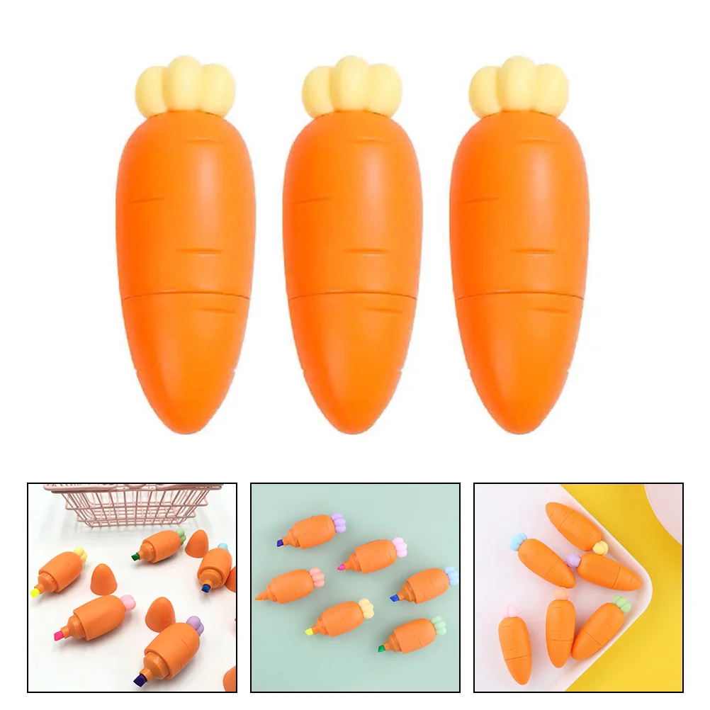 3 шт. портативные маркеры в форме моркови, мини-цветные маркеры, гладкие письменные офисные школьные принадлежности, флуоресцентные ручки
3 шт. портативные маркеры в форме моркови, мини-цветные маркеры, гладкие письменные офисные школьные принадлежности, флуоресцентные ручки