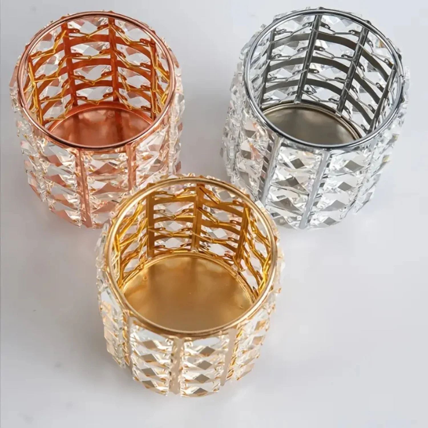 Crystal Cosmetic Storage Brush Holder Organizer for Makeup Brushes, Eyebrow Pencils, Beauty Tools - Ideal for Vanity, Bathroom,
Crystal Cosmetic Storage Brush Holder Organizer for Makeup Brushes, Eyebrow Pencils, Beauty Tools - Ideal for Vanity, Bathroom,