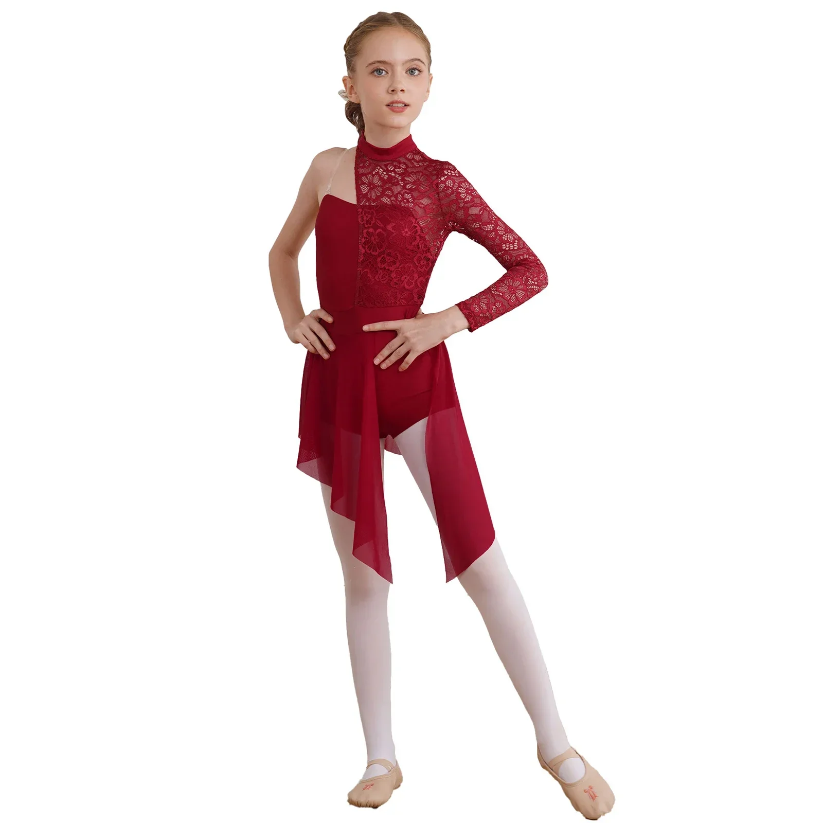 Kids Girls Modern Lyrical Dance Dress Figure Skating Costume Floral Lace Ballet Gymnastics Leotard Latin Jazz Cha-cha Dancewear
Kids Girls Modern Lyrical Dance Dress Figure Skating Costume Floral Lace Ballet Gymnastics Leotard Latin Jazz Cha-cha Dancewear