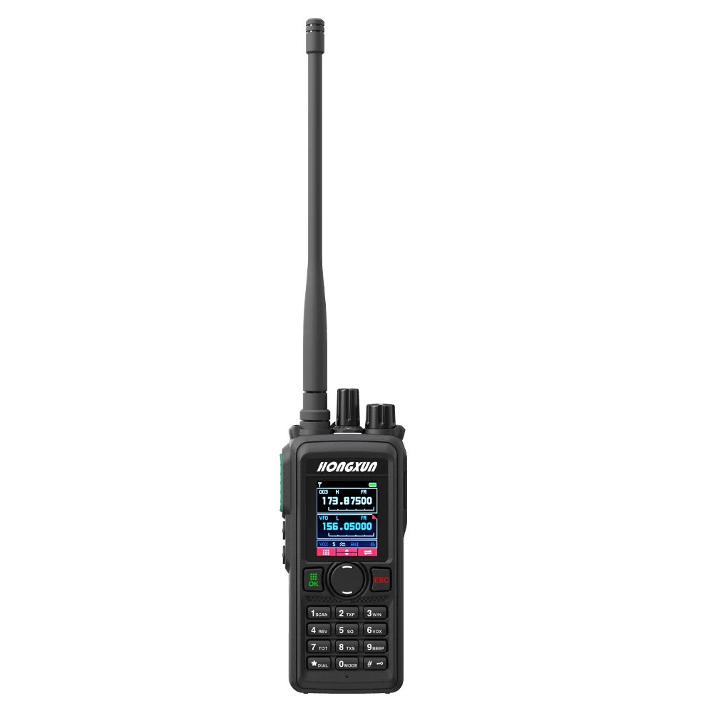 HX GT-16 10W Walkie-Talkie UHF/VHF 4-Band One Key Frequency Setup LCD Color Display Type-C & Dock Charging Numerical Keypad 
HX GT-16 10W Walkie-Talkie UHF/VHF 4-Band One Key Frequency Setup LCD Color Display Type-C & Dock Charging Numerical Keypad