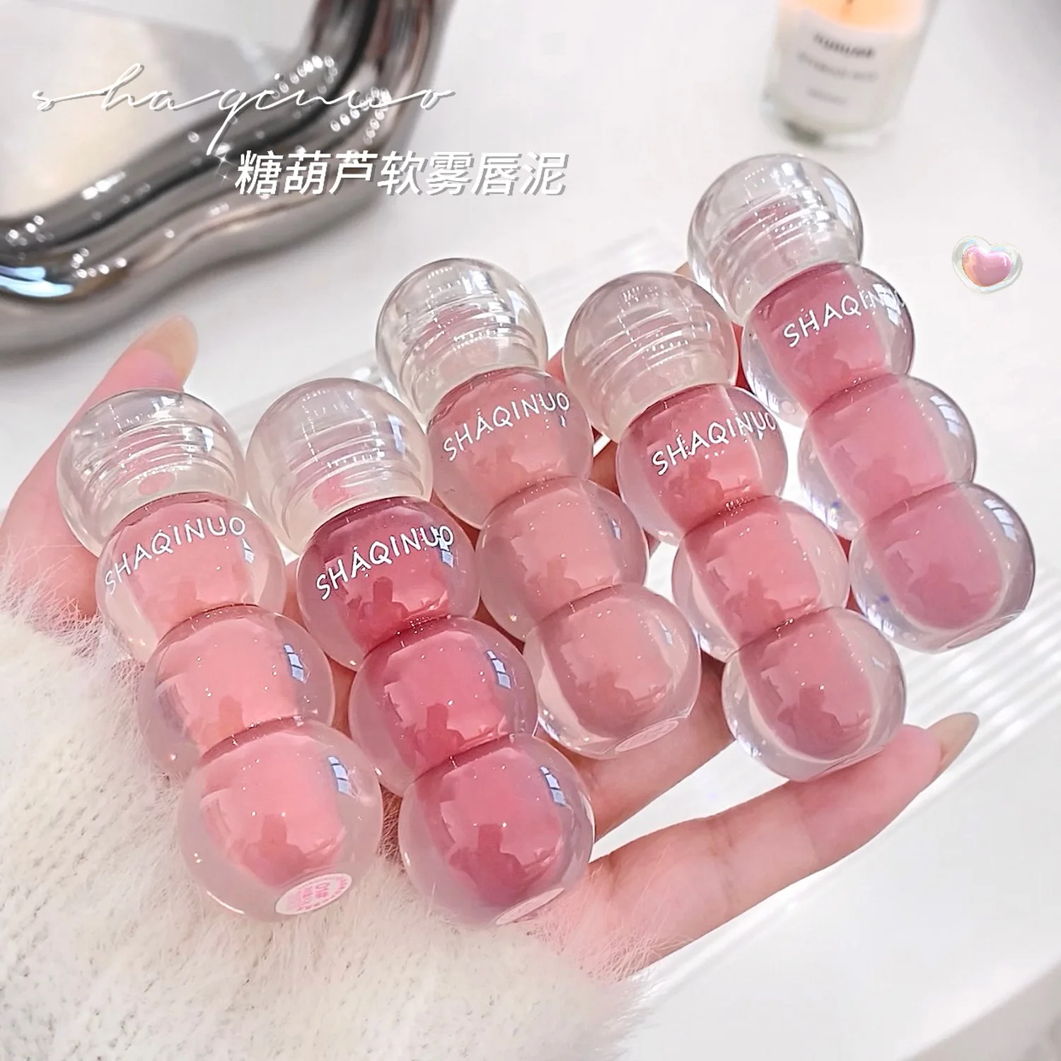 Sugar gourd soft mist lip mud delicate silky soft mist matte students improve complexion without drying lipstick Makeup cosmetic
Sugar gourd soft mist lip mud delicate silky soft mist matte students improve complexion without drying lipstick Makeup cosmetic