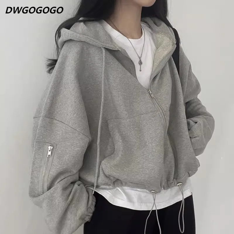 2023 New Oversize Women Hoodies Casual Solid Zip Up Hooded Sweatshirt Harajuku Korean Loose Couple Hoodie Jacket Coat Streetwear
2023 New Oversize Women Hoodies Casual Solid Zip Up Hooded Sweatshirt Harajuku Korean Loose Couple Hoodie Jacket Coat Streetwear