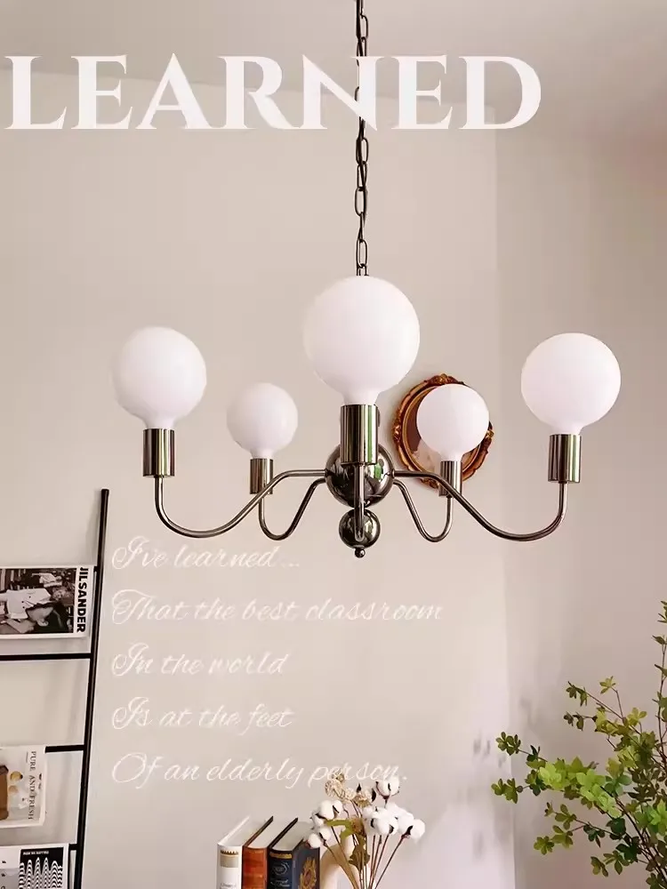 Minimalist high-end light luxury pearl black chandelier designer Bauhaus living room bedroom study fashionable chandelier
Minimalist high-end light luxury pearl black chandelier designer Bauhaus living room bedroom study fashionable chandelier