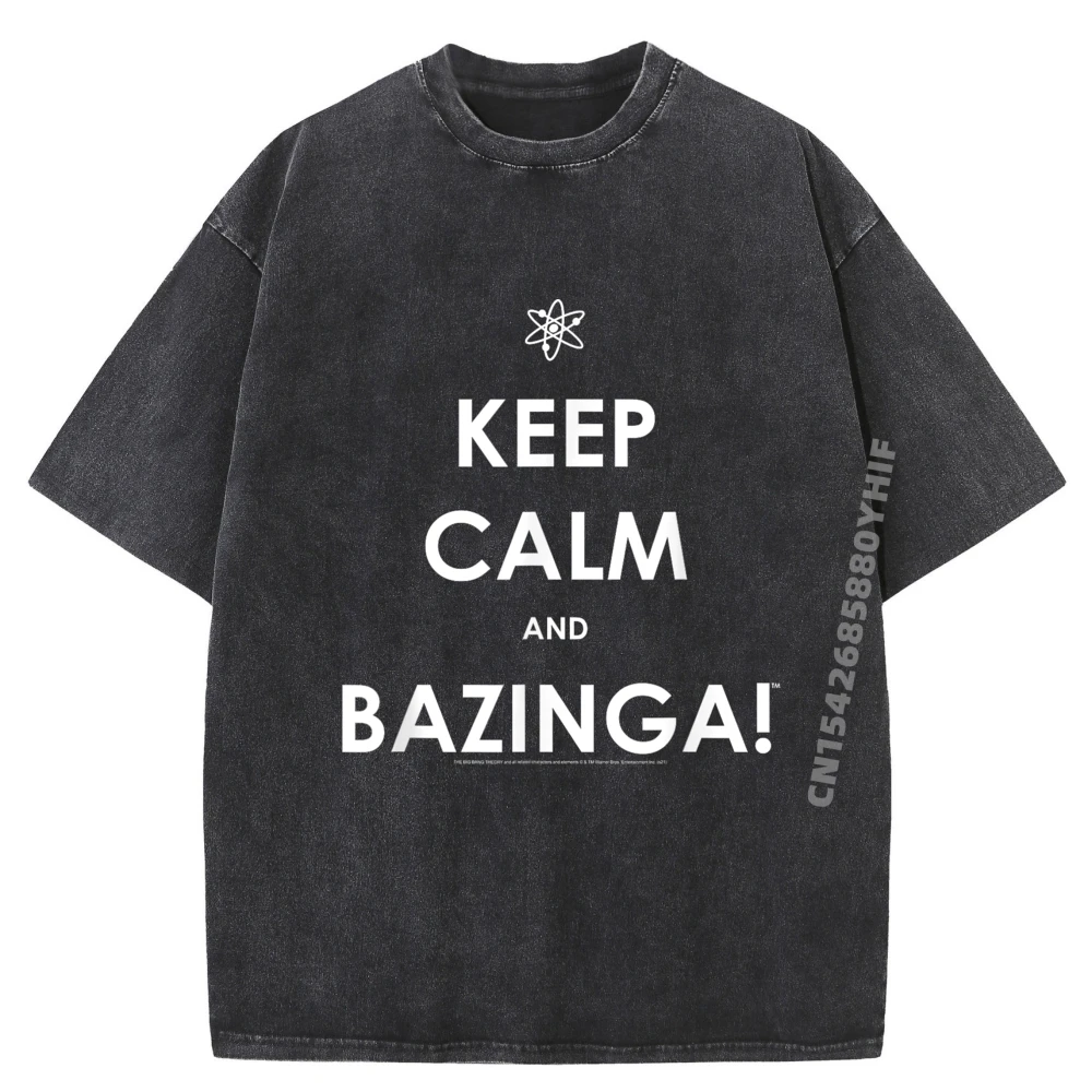 Classic Keep Calm And Bazinga Cotton Male T-Shirt Slogan Printed Tops & Tees Graphic Vintage Tee Shirts Leisure Washed Shirt
Classic Keep Calm And Bazinga Cotton Male T-Shirt Slogan Printed Tops & Tees Graphic Vintage Tee Shirts Leisure Washed Shirt