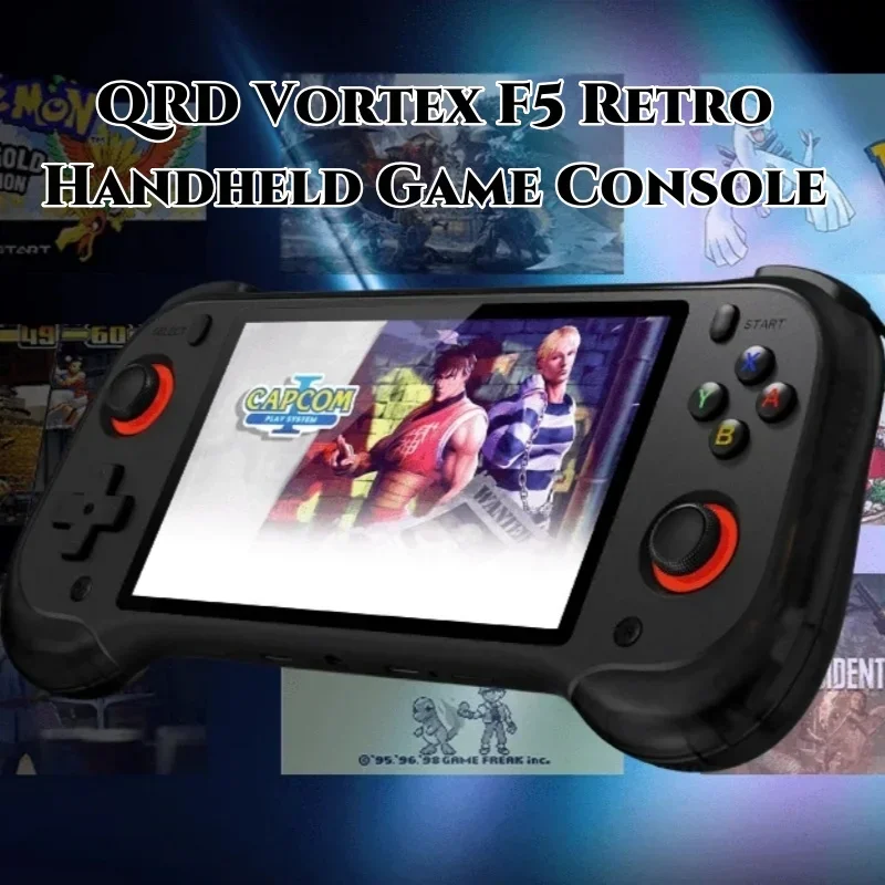 QRD Vortex F5 Retro Handheld Game Console 5.5'' IPS Touch Screen Linux System 64G 128G Portable Handheld Video Game Players
QRD Vortex F5 Retro Handheld Game Console 5.5'' IPS Touch Screen Linux System 64G 128G Portable Handheld Video Game Players