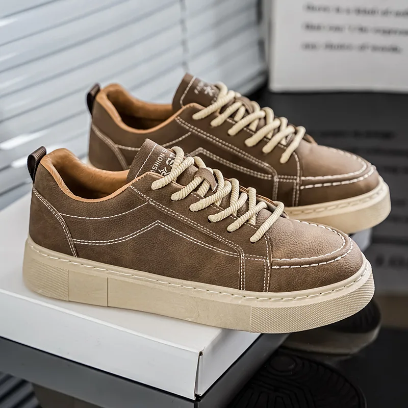 Casual Sneaker for Men Wear-Resistant Fashion Breathable Trendy All-match Comfortable Outdoor Platform Sneakers Spring Main New
Casual Sneaker for Men Wear-Resistant Fashion Breathable Trendy All-match Comfortable Outdoor Platform Sneakers Spring Main New