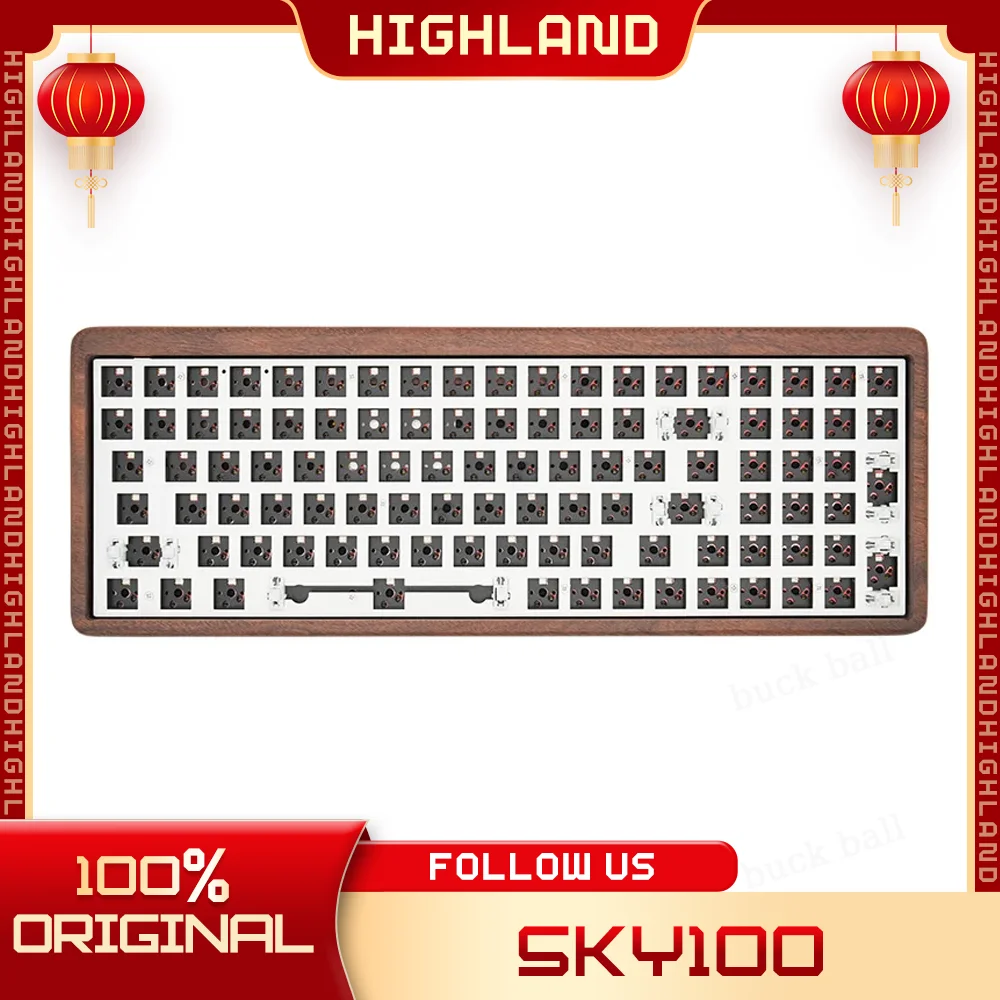 Игровая Проводная клавиатура Ganss Sky100 орехового цвета, механическая клавиатура, набор с 100 клавишами, 2 режима, RGB, горячая замена, пользовательская игровая клавиатура с деревянным корпусом
Игровая Проводная клавиатура Ganss Sky100 орехового цвета, механическая клавиатура, набор с 100 клавишами, 2 режима, RGB, горячая замена, пользовательская игровая клавиатура с деревянным корпусом