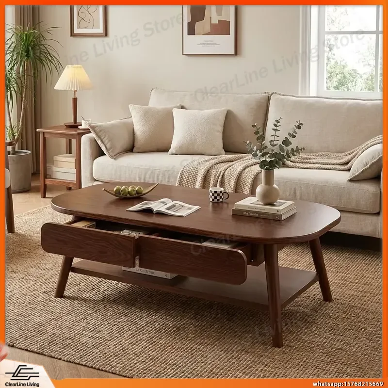 Modern Wooden Coffee Table Small Compact Nordic Style Low Height Living Room Sofa Side Table for Apartment Home Furniture
Modern Wooden Coffee Table Small Compact Nordic Style Low Height Living Room Sofa Side Table for Apartment Home Furniture