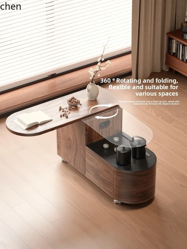 i5.15 Mobile Solid Wood Cart for Home Living Room Sofa Side Table Rotating Tea Cabinet Rock Board Tea Table
i5.15 Mobile Solid Wood Cart for Home Living Room Sofa Side Table Rotating Tea Cabinet Rock Board Tea Table