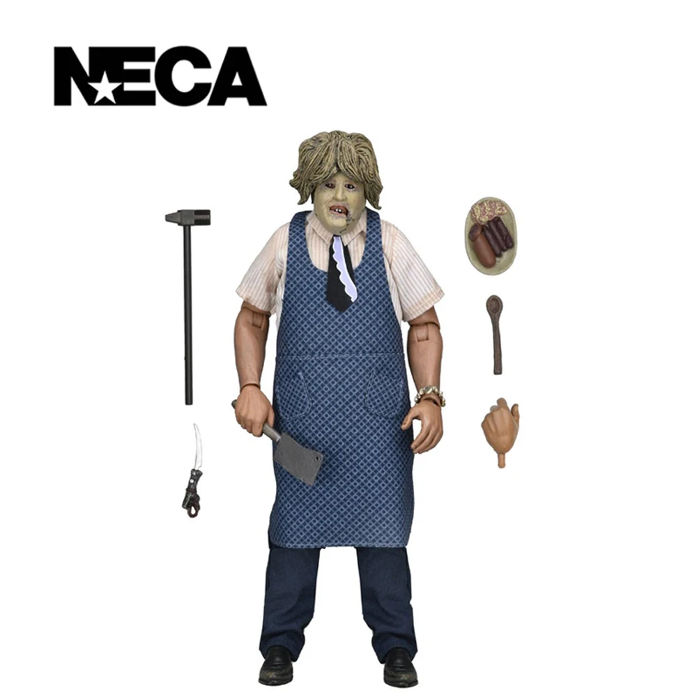 NECA Texas Chainsaw Massacre - Leatherface with Old Lady Mask 8" Clothed Action Figure Model Doll Garage Kit
NECA Texas Chainsaw Massacre - Leatherface with Old Lady Mask 8" Clothed Action Figure Model Doll Garage Kit