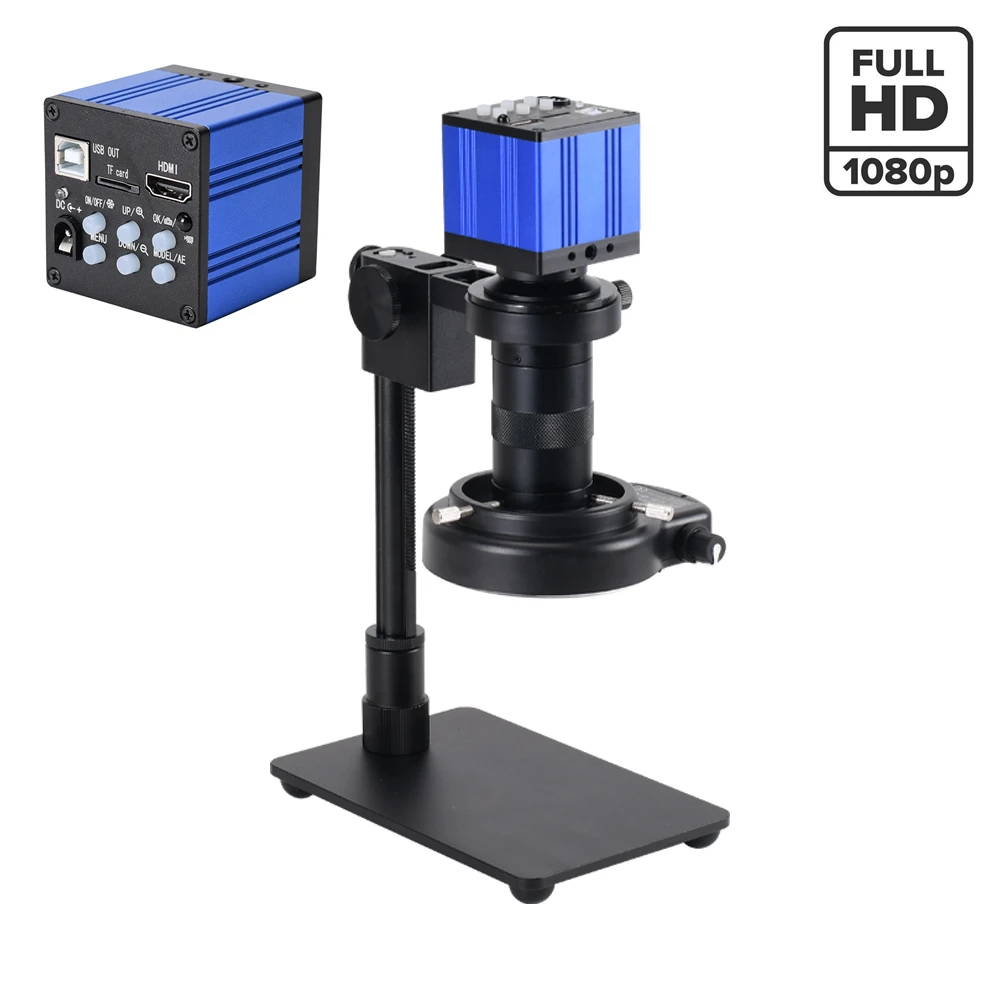 FHD 51MP 2K 30FPS HDMI USB 130X Industrial Electronic Camera 1080P Digital Video Soldering Microscope for Phone PCB Reparing
FHD 51MP 2K 30FPS HDMI USB 130X Industrial Electronic Camera 1080P Digital Video Soldering Microscope for Phone PCB Reparing