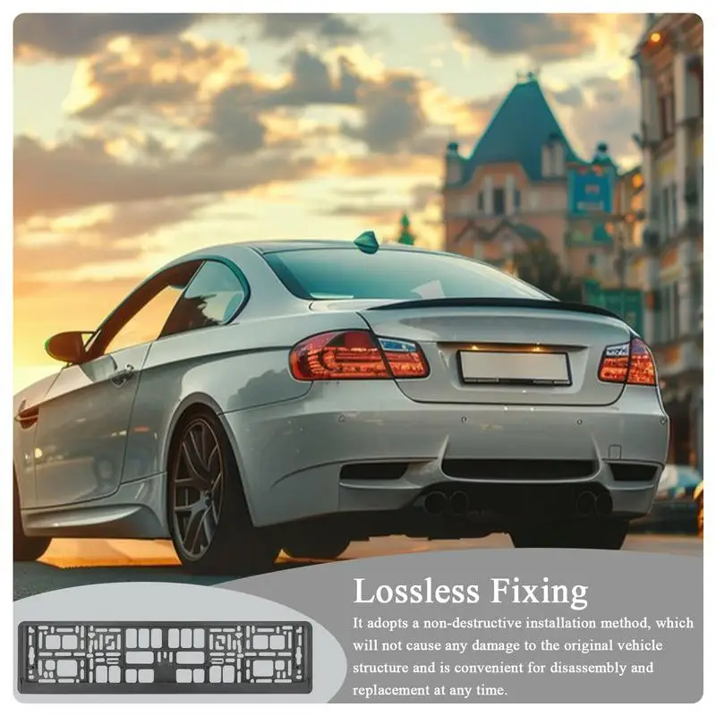 Auto License Plate Frames Europe Automotive License Plate Bracket Precise Fit European Standard Traveling Automobile Accessories
Auto License Plate Frames Europe Automotive License Plate Bracket Precise Fit European Standard Traveling Automobile Accessories