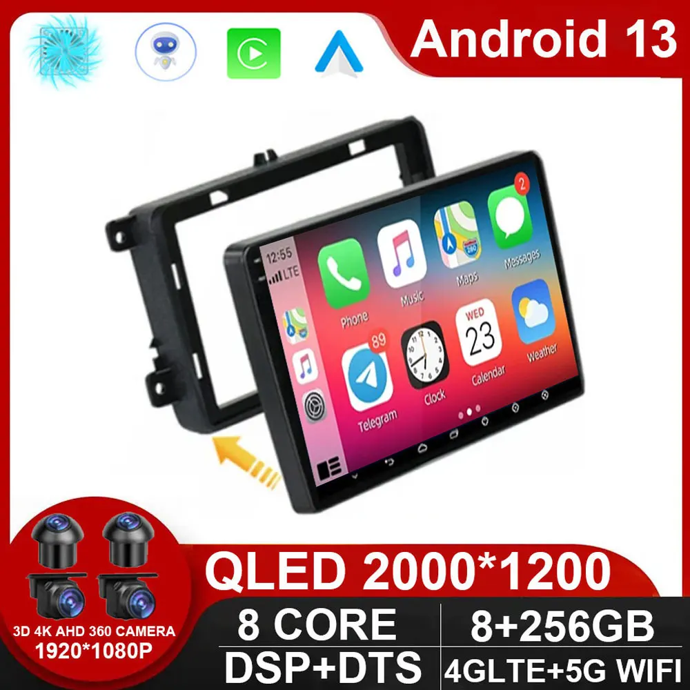 Android 13 For VW Volkswagen GolfPolo Tiguan PassatB7 B6 Seat Leon Skoda Octavia Video Autoradio Navigation Carplay Multimedia
Android 13 For VW Volkswagen GolfPolo Tiguan PassatB7 B6 Seat Leon Skoda Octavia Video Autoradio Navigation Carplay Multimedia