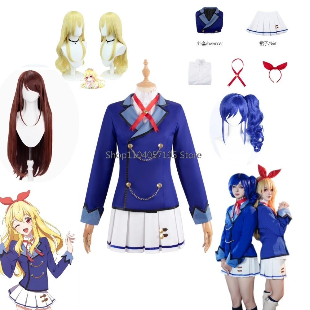 Костюм для косплея аниме Aikatsu!Hoshimiya Ichigo Shibuki Ran Kiriya Aoi костюм для косплея Starlight школьная форма JK кампус парик женский кавайный костюм
Костюм для косплея аниме Aikatsu!Hoshimiya Ichigo Shibuki Ran Kiriya Aoi костюм для косплея Starlight школьная форма JK кампус парик женский кавайный костюм