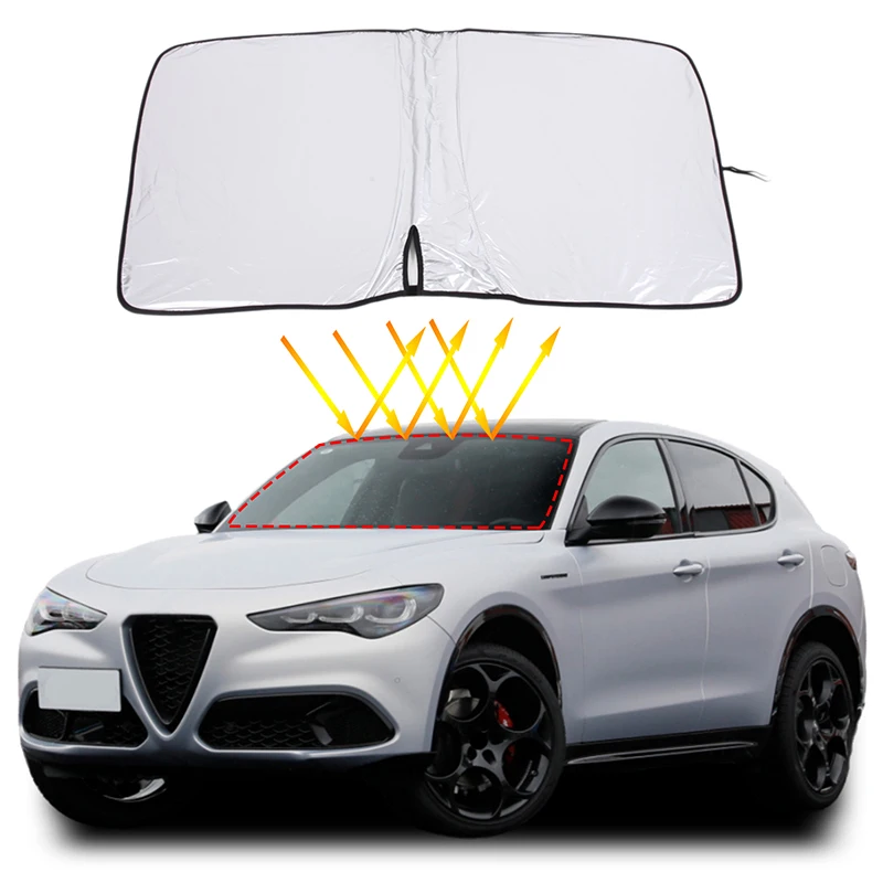 For Alfa Romeo Stelvio 2017-2023 Car Window Sun Shade Block UV Rays Sun Visor Protector Car Windshield Visor Cover Sunshade
For Alfa Romeo Stelvio 2017-2023 Car Window Sun Shade Block UV Rays Sun Visor Protector Car Windshield Visor Cover Sunshade