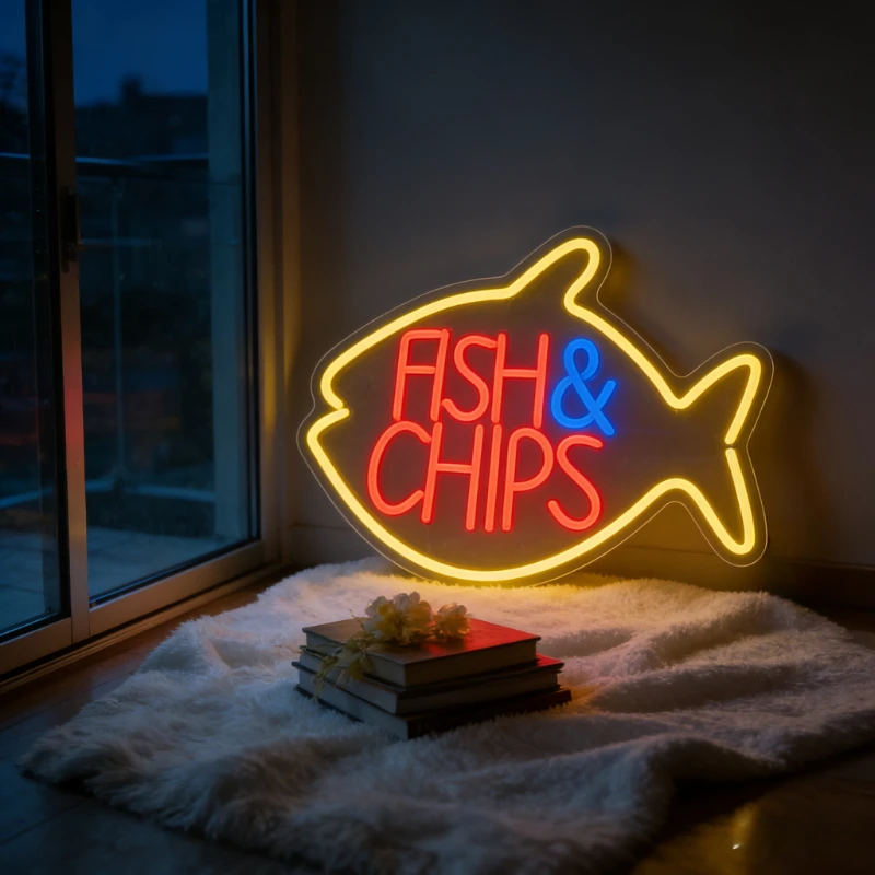 Fish And Chips Neon Sign LED USB Dimmable Wall Art Decor for Restaurant Cafe Indoor Outdoor Aesthetic Atmosphere Lighting Gift
Fish And Chips Neon Sign LED USB Dimmable Wall Art Decor for Restaurant Cafe Indoor Outdoor Aesthetic Atmosphere Lighting Gift