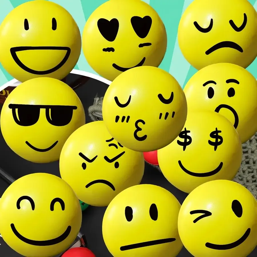 24pcs Pack Soft TPU Facial Expression Squeeze Balls Suitable for Office Team Building, and Sensory Toys - 24 Unique Emoticon Fa
24pcs Pack Soft TPU Facial Expression Squeeze Balls Suitable for Office Team Building, and Sensory Toys - 24 Unique Emoticon Fa