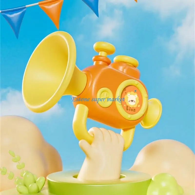 090B Trumpet Toy Child Safe Horn With Ergonomic Grip Supports Sensory Exploration For Babies
090B Trumpet Toy Child Safe Horn With Ergonomic Grip Supports Sensory Exploration For Babies