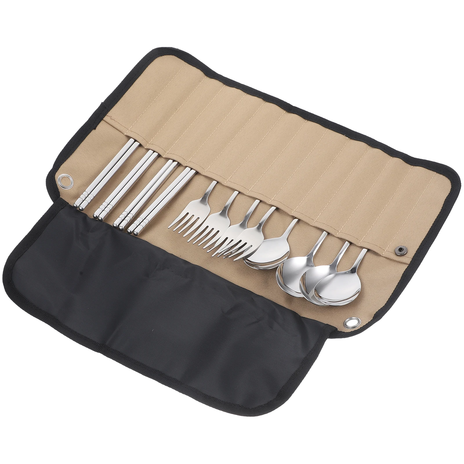 1 Camping Cutlery Kit Nylon Picnic Utensils Portable Lightweight Storage Organizer Bag For Hiking Bbq Outdoor Gears Tableware
1 Camping Cutlery Kit Nylon Picnic Utensils Portable Lightweight Storage Organizer Bag For Hiking Bbq Outdoor Gears Tableware