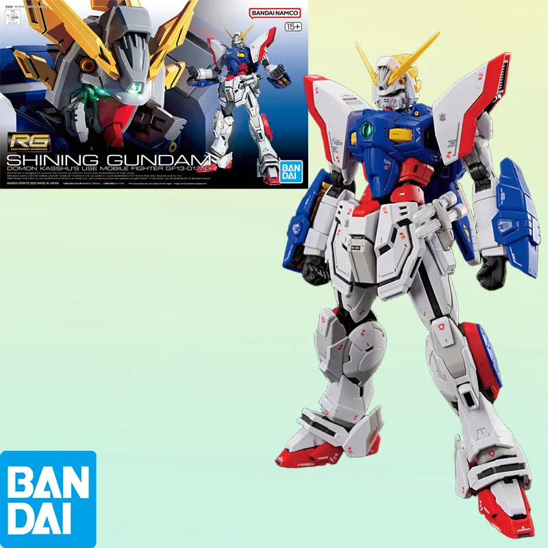 Bandai Original GUNDAM RG SHINING GUNDAM GF13-017NJ Mobile Fighter G Gundam 1/144 Anime Action Figure Assembly Model Toys
Bandai Original GUNDAM RG SHINING GUNDAM GF13-017NJ Mobile Fighter G Gundam 1/144 Anime Action Figure Assembly Model Toys