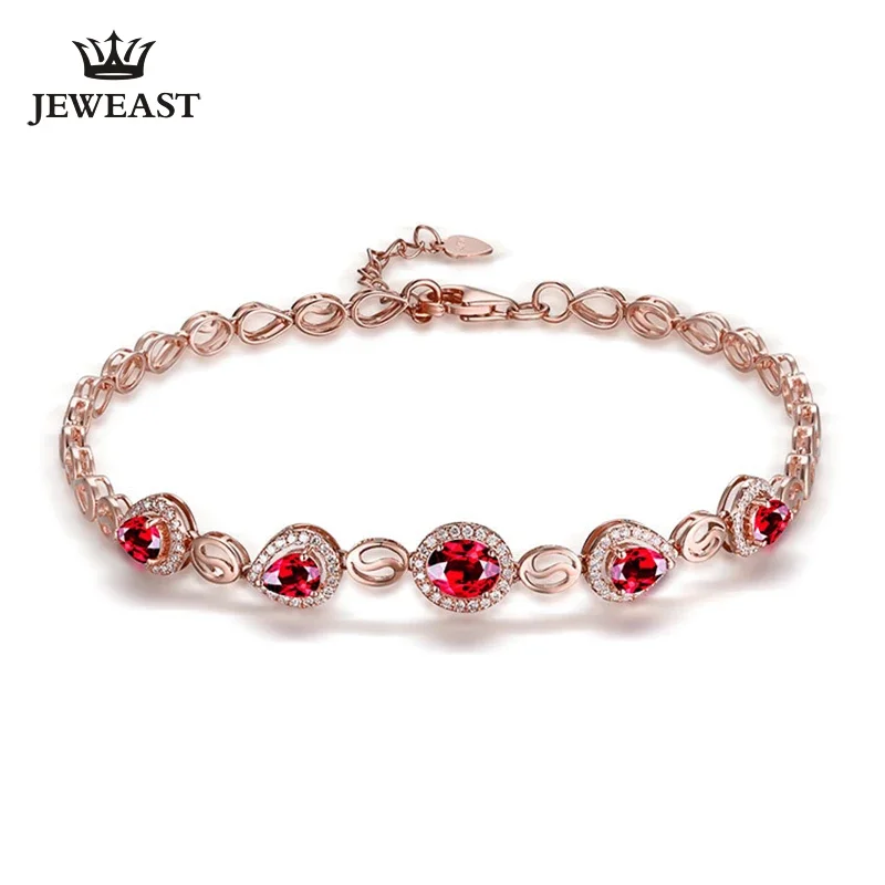 Natural ruby 18k Pure Gold Female Bracelets Fine Jewelry Gift Girl Thin Trendy Solid 750 Real Bangle Party Good Nice
Natural ruby 18k Pure Gold Female Bracelets Fine Jewelry Gift Girl Thin Trendy Solid 750 Real Bangle Party Good Nice