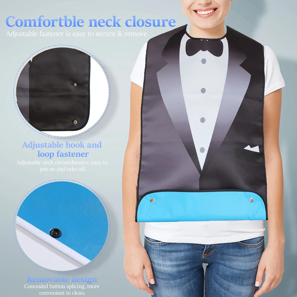 Waterproof Adult Bib Large Size Mealtime Washable Black Elder Caregiver Nursing Home Hospital Stain Free Clothes Protectors
Waterproof Adult Bib Large Size Mealtime Washable Black Elder Caregiver Nursing Home Hospital Stain Free Clothes Protectors