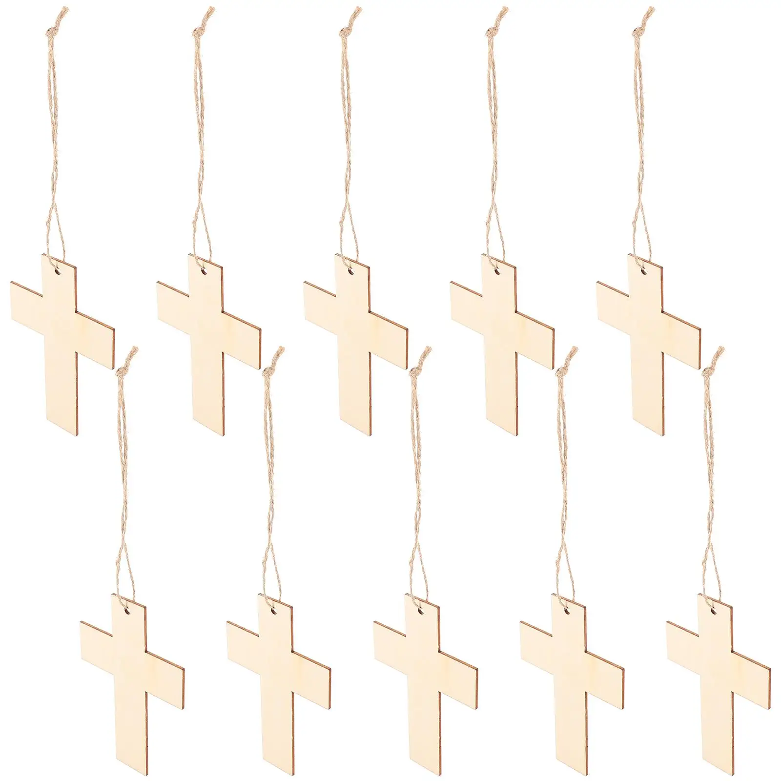 10pcs Wooden Cross Shapes with Holes Hanging Rope Ornaments Craft Supplies Blank Wood Pieces Light Color DIY Decorations
10pcs Wooden Cross Shapes with Holes Hanging Rope Ornaments Craft Supplies Blank Wood Pieces Light Color DIY Decorations
