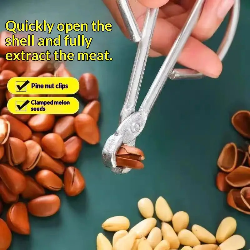 Pine Nut Clamp Practical With Pine Nut Pliers Labor-Saving Durable Pine Nut Opener Kitchen Gadgets And Accessories
Pine Nut Clamp Practical With Pine Nut Pliers Labor-Saving Durable Pine Nut Opener Kitchen Gadgets And Accessories
