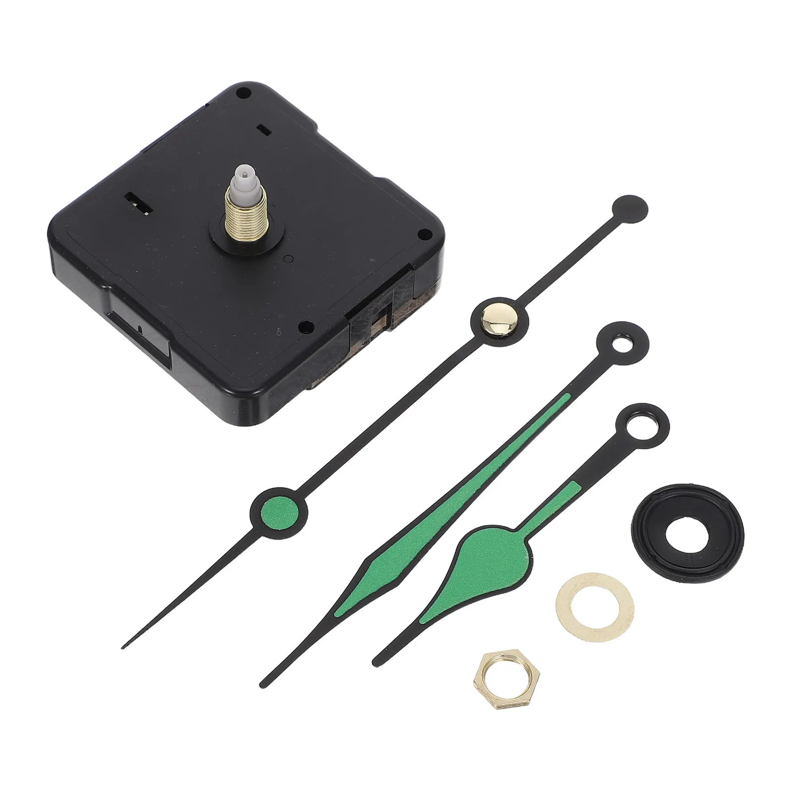 1 Set Quartz Clock Mechanism Kit Battery Powered Motor Replacement Diy Repair Part With 7cm/9.5cm/13cm Glow In The Dark Hands
1 Set Quartz Clock Mechanism Kit Battery Powered Motor Replacement Diy Repair Part With 7cm/9.5cm/13cm Glow In The Dark Hands