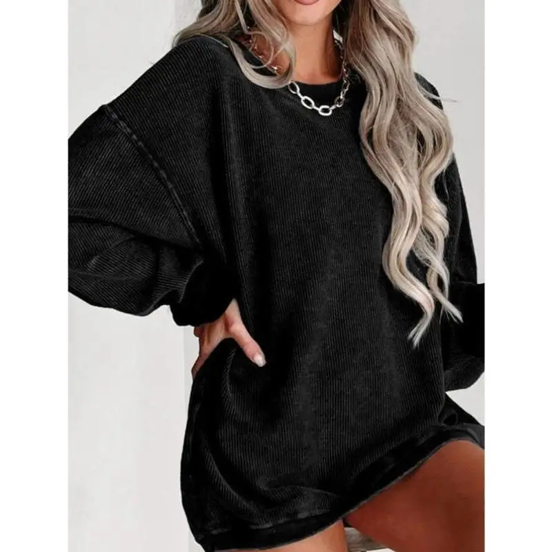 Женский однотонный свитшот с заниженными плечами, повседневный длинный круглый кардиган с открытой подкладкой Ne Spring Faion
Женский однотонный свитшот с заниженными плечами, повседневный длинный круглый кардиган с открытой подкладкой Ne Spring Faion