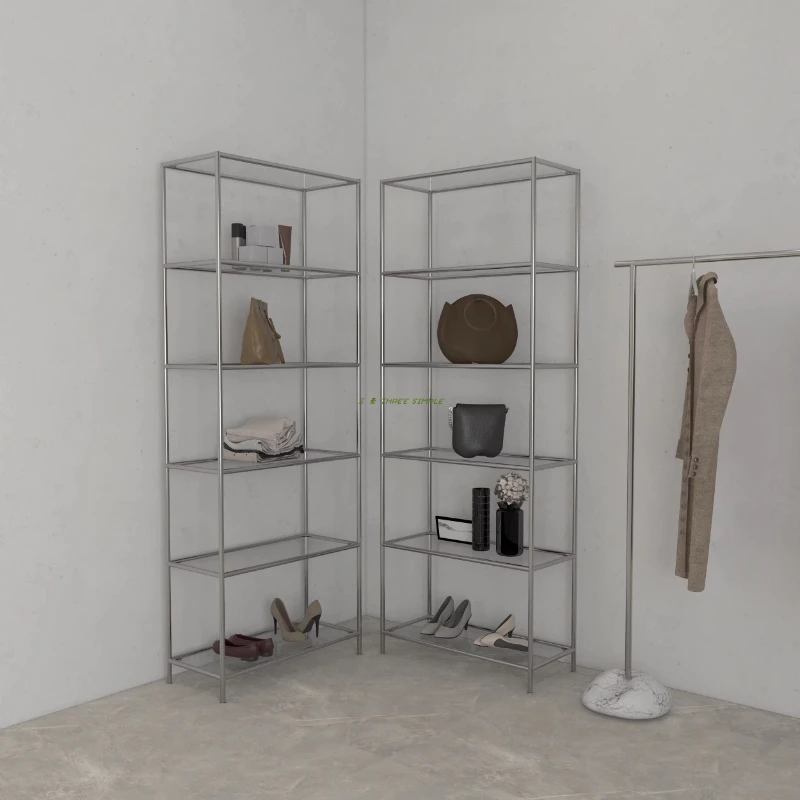 Display Stand Middle-Ancient Glass Coat and Cap Shoe Bag Display Rack Multi-Functional Storage Rack
Display Stand Middle-Ancient Glass Coat and Cap Shoe Bag Display Rack Multi-Functional Storage Rack