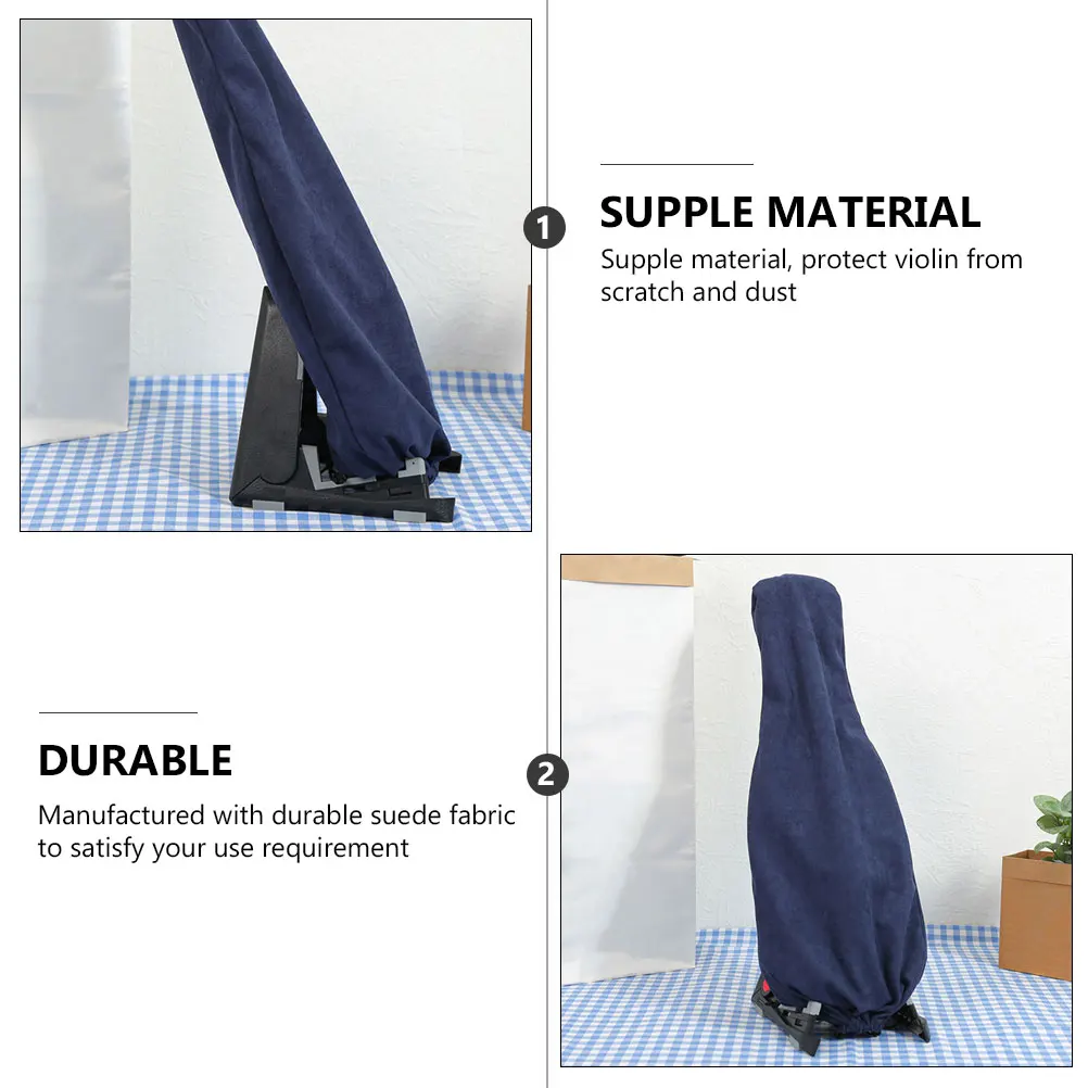 Suede Violin Dust Cover 1PC Padded Practice Bag for Beginners Supple Thickened Cloth Cover for Violin Accessories Anti
Suede Violin Dust Cover 1PC Padded Practice Bag for Beginners Supple Thickened Cloth Cover for Violin Accessories Anti