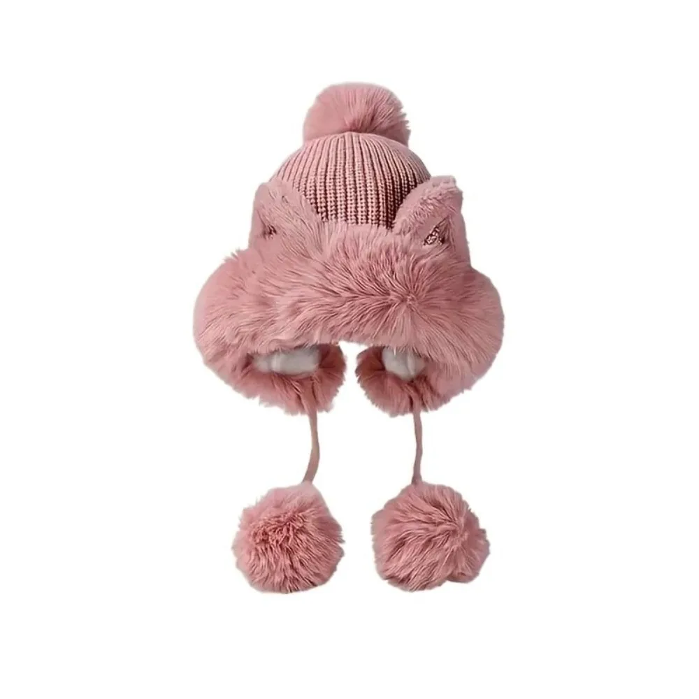 Fashion Fluffy Cat Ears Beanie Woolen Cartoon Ear Protection Hat Knitting Thickened Lei Feng Hat Winter/Autumn
Fashion Fluffy Cat Ears Beanie Woolen Cartoon Ear Protection Hat Knitting Thickened Lei Feng Hat Winter/Autumn