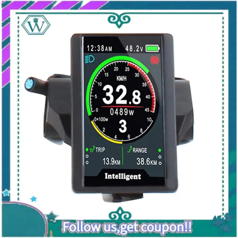 Upgraded Electric Bike LCD Color Display 850C UART Protocol For Bafang BBS01B BBS 02B BBSHD Mid Motor Conversion 5Pin Female
Upgraded Electric Bike LCD Color Display 850C UART Protocol For Bafang BBS01B BBS 02B BBSHD Mid Motor Conversion 5Pin Female