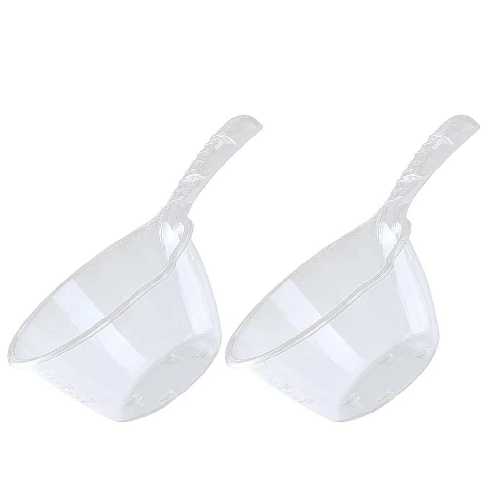 2Pcs Long Handle Water Scoop Ladle Spoon Large Capacity Reusable Kitchen Tool PET Material Vegetable Fruit Washing
2Pcs Long Handle Water Scoop Ladle Spoon Large Capacity Reusable Kitchen Tool PET Material Vegetable Fruit Washing
