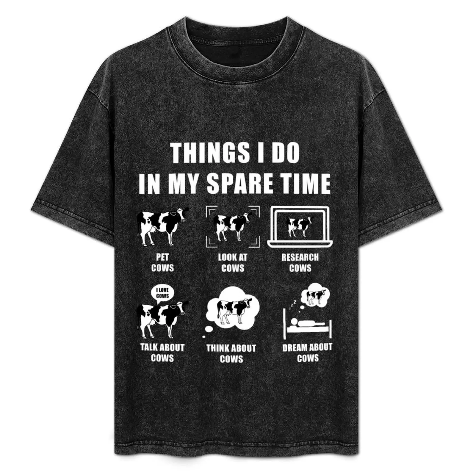 Things I Do In My Spare Time Cows Animal T-Shirt Casual Minimalist Short Sleeve Top
Things I Do In My Spare Time Cows Animal T-Shirt Casual Minimalist Short Sleeve Top