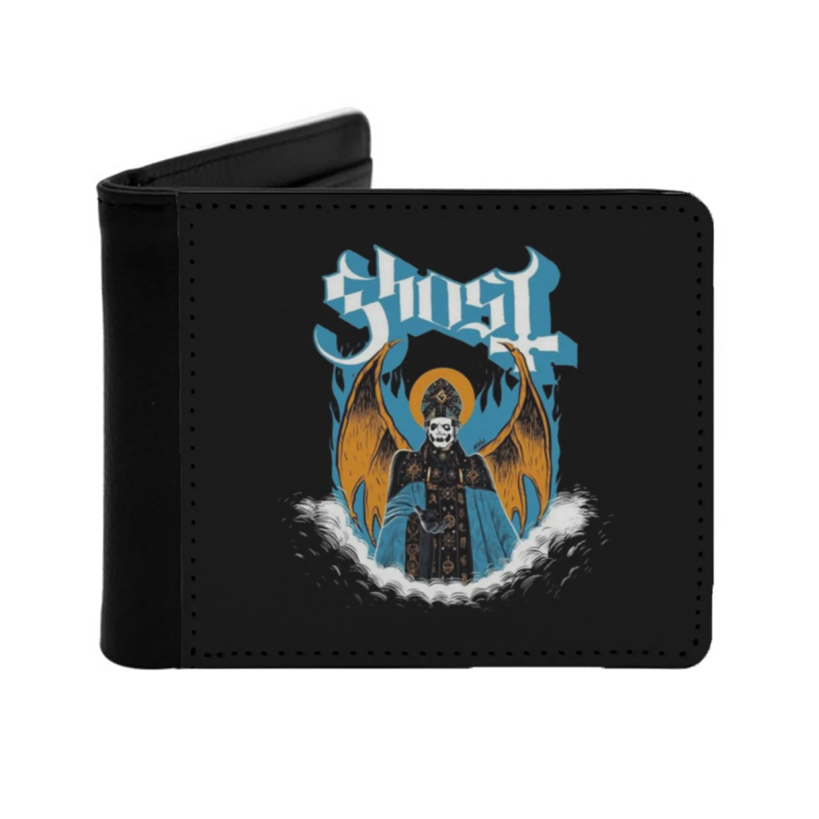 Phantom Opera Новый мужской кошелек Короткий модный кошелек из искусственной кожи Кошелек с несколькими картами Ghost The Band Papa Emeritus Ghost Band Songs
Phantom Opera Новый мужской кошелек Короткий модный кошелек из искусственной кожи Кошелек с несколькими картами Ghost The Band Papa Emeritus Ghost Band Songs