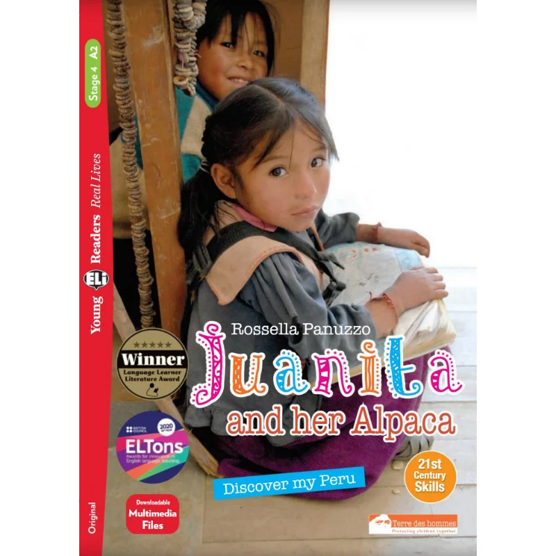 ELI Young Readers English A2 Juanita And Her Alpaca Rossella Panuzzo ЭЛИ Издательская группа 9788853631718 Книга
ELI Young Readers English A2 Juanita And Her Alpaca Rossella Panuzzo ЭЛИ Издательская группа 9788853631718 Книга