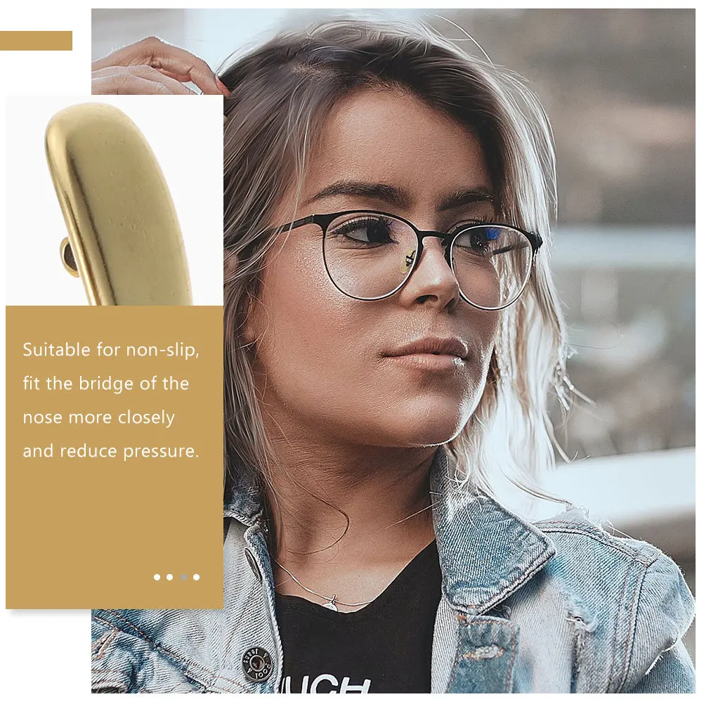 8Pcs Titanium Nose Pads Non-Slip Glasses Cushion Replacement Eyeglass Nose Pads Anti-Skid Optical Frame Supplies
8Pcs Titanium Nose Pads Non-Slip Glasses Cushion Replacement Eyeglass Nose Pads Anti-Skid Optical Frame Supplies