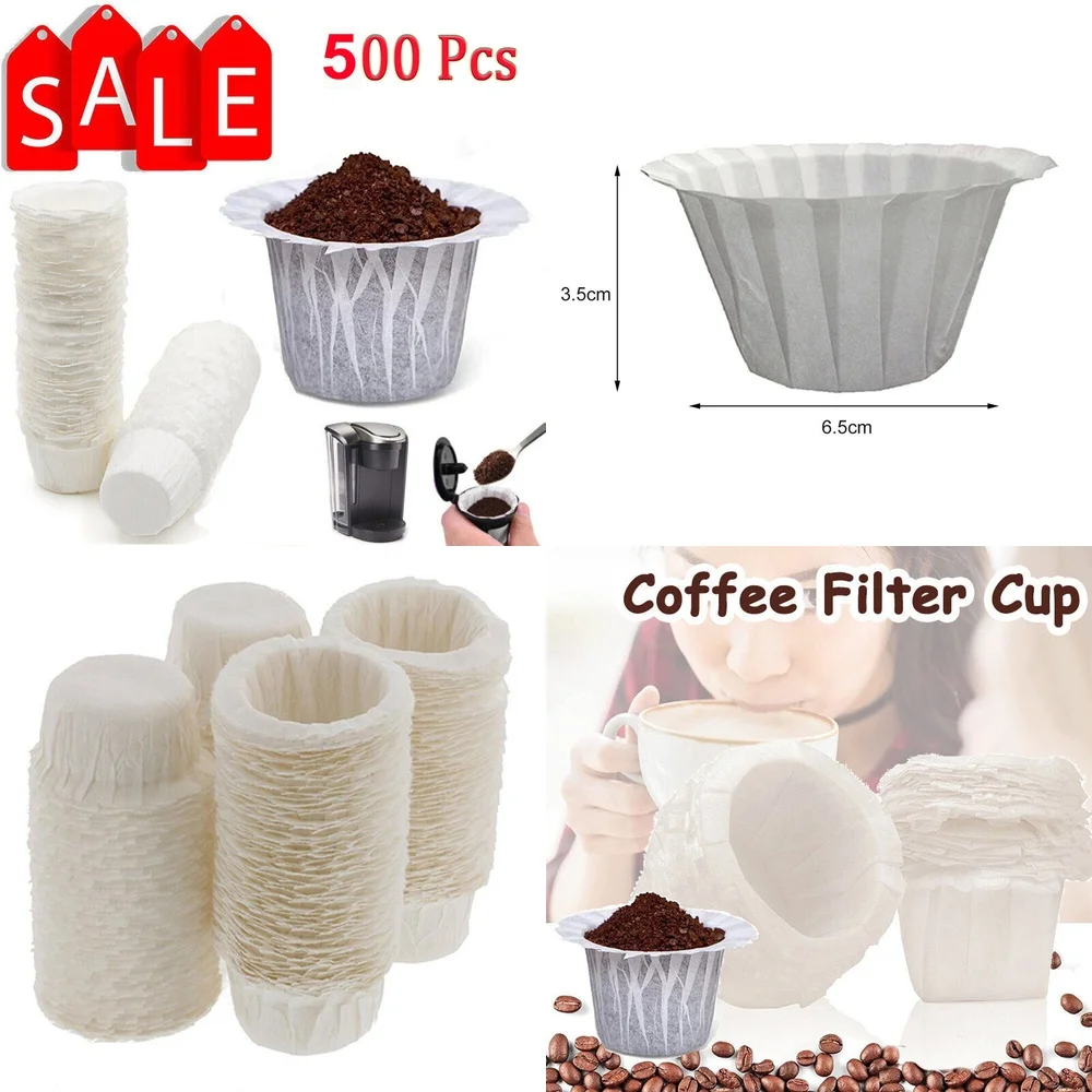 Disposable Coffee Paper Filters 100 to 500 Pack Single Serve for Keurig Brewers Compatible Pods Fast Brewing Eco Friendly
Disposable Coffee Paper Filters 100 to 500 Pack Single Serve for Keurig Brewers Compatible Pods Fast Brewing Eco Friendly
