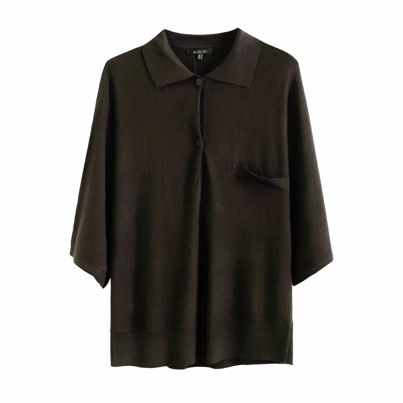 Ethereal MD 2025 massidutti summer new style of Ladies' fashion Retro-style flowing and lightweight short-sleeved POLO shirt
Ethereal MD 2025 massidutti summer new style of Ladies' fashion Retro-style flowing and lightweight short-sleeved POLO shirt