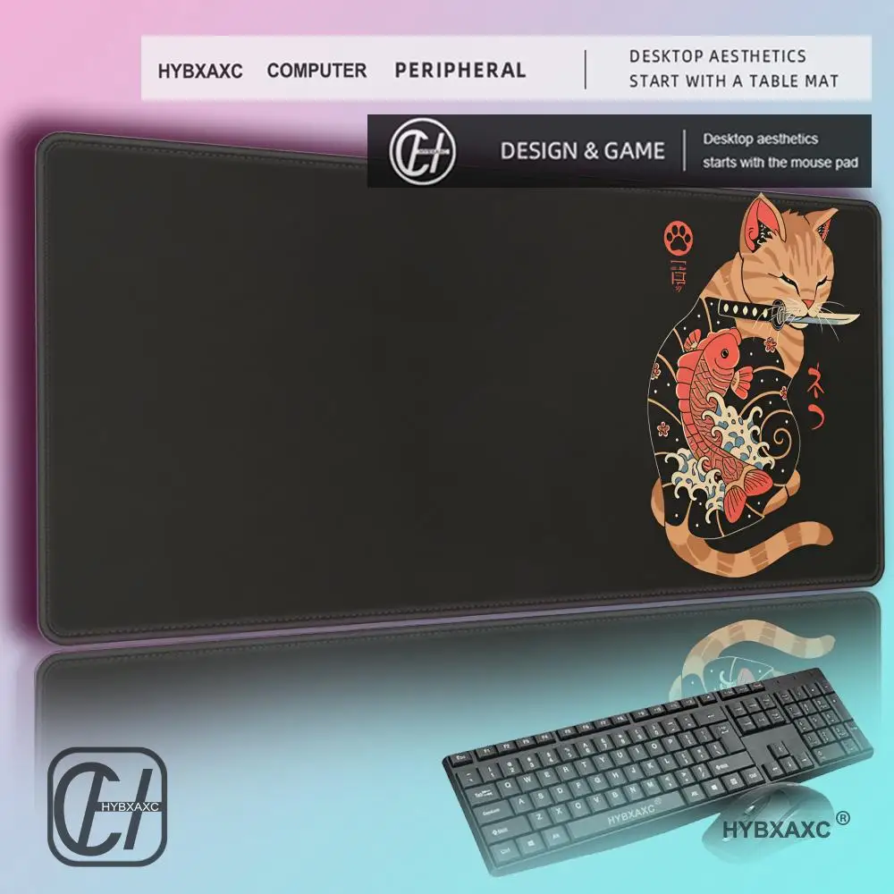 HYBXAXC Japanese Cat Mousepad Company Mausepad Mouse Carpet Computer Accessories Deskmat Big Mouse Pad Gaming Mat
HYBXAXC Japanese Cat Mousepad Company Mausepad Mouse Carpet Computer Accessories Deskmat Big Mouse Pad Gaming Mat