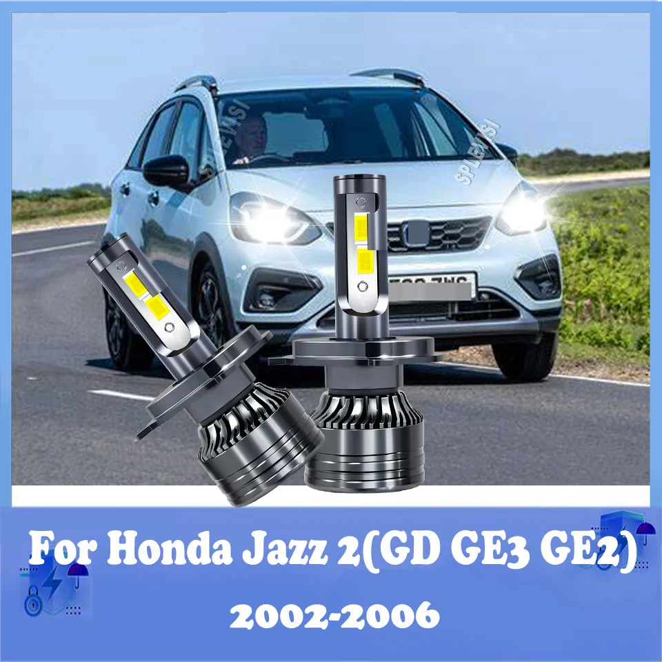 2Pcs Car LED Headlights H4 9003 472 Bulbs For Honda Jazz 2(GD GE3 GE2) 2002 2001 2002 2003 2004 2005 2006
2Pcs Car LED Headlights H4 9003 472 Bulbs For Honda Jazz 2(GD GE3 GE2) 2002 2001 2002 2003 2004 2005 2006