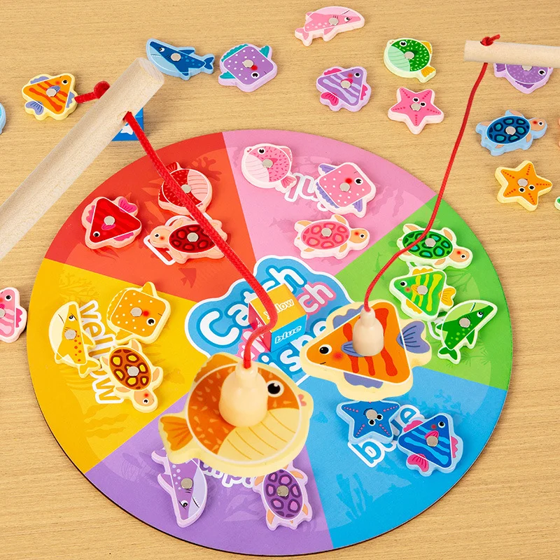 Montessori Toy for Toddlers Magnetic Fishing Game Color Sorting Shape Matching Toy Fine Motor Toy Preschool Educational Gifts
Montessori Toy for Toddlers Magnetic Fishing Game Color Sorting Shape Matching Toy Fine Motor Toy Preschool Educational Gifts