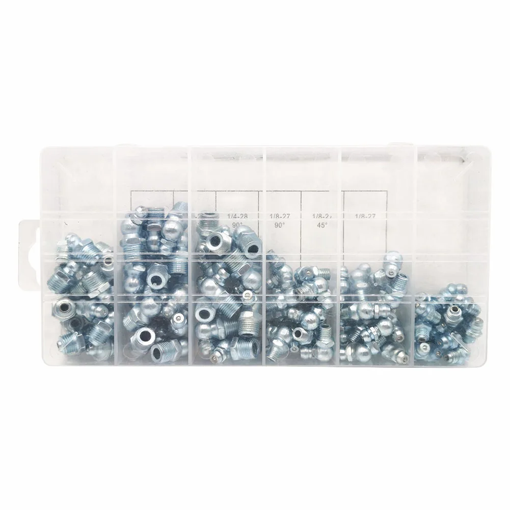 Comprehensive Collection of Zinc Grease Nipples Includes a Total of 110 Pcs in Multiple Designs Suitable for All Needs
Comprehensive Collection of Zinc Grease Nipples Includes a Total of 110 Pcs in Multiple Designs Suitable for All Needs