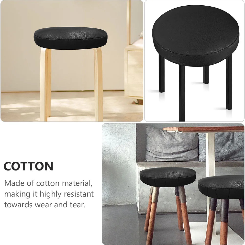 2pcs Round Stool Cover Cotton Polyester Slip Resistant Elastic Band Black Design Round Chair Cover Barstool Office Home Seat
2pcs Round Stool Cover Cotton Polyester Slip Resistant Elastic Band Black Design Round Chair Cover Barstool Office Home Seat