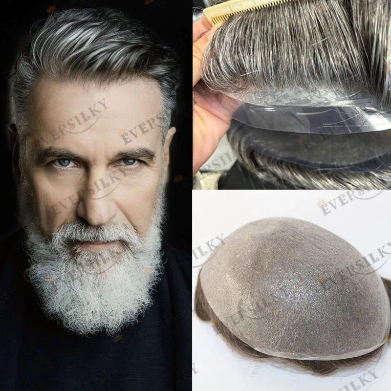 Супер ультра тонкая основа кожи 0,03-0,04 мм, необнаружимая натуральная линия волос, плотность 100, серые шиньоны для стариков, 100% парик из человеческих волос Remy
Супер ультра тонкая основа кожи 0,03-0,04 мм, необнаружимая натуральная линия волос, плотность 100, серые шиньоны для стариков, 100% парик из человеческих волос Remy