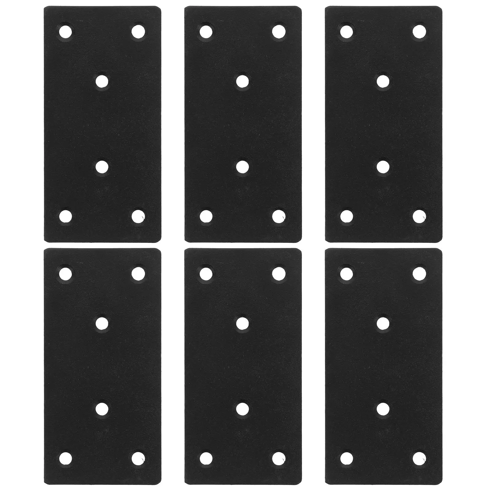 6Pcs 6 Sets Black Stainless Steel Repair Boards 50x100mm Flat Brackets for Wood Furniture M4x30 Screws 4x16 Screws Metal
6Pcs 6 Sets Black Stainless Steel Repair Boards 50x100mm Flat Brackets for Wood Furniture M4x30 Screws 4x16 Screws Metal